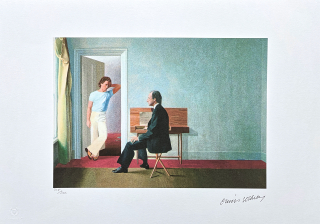 David Hockney - George Lawson and Wayne Sleep 214/500 - limitovaná edice s certifikátem, 50x35 cm