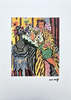 Henri Matisse - Yellow Odalisque 58/75 - signováno 50x70cm