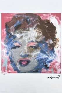Andy Warhol - Marilyn Monroe v tazích štětce 39/100 - edice Leo Castelli s certifikátem
