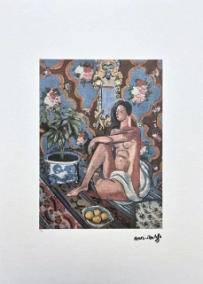 Henri Matisse - Nude in interior 56/75 - signováno 50x70cm