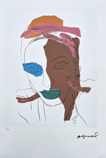 Andy Warhol - Ladies and gentleman II hnědá 99/100 - edice Leo Castelli s certifikátem