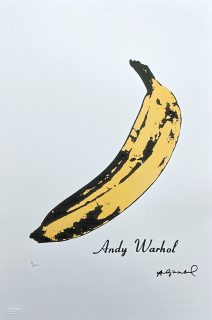 Andy Warhol - Banana 75/100 - edice Leo Castelli s certifikátem