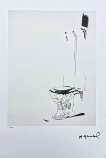 Andy Warhol - Toilet 5/100 - edice Leo Castelli s certifikátem