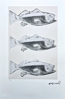 Andy Warhol - Fish x/100 - edice Leo Castelli s certifikátem