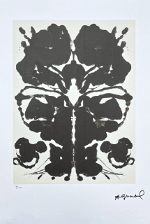 Andy Warhol - Rorschach x/100 - edice Leo Castelli s certifikátem