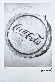 Andy Warhol - Coca-Cola cap 30/100 - edice Leo Castelli s certifikátem