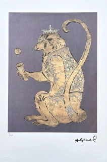 Andy Warhol - Monkey 9/100 - edice Leo Castelli s certifikátem