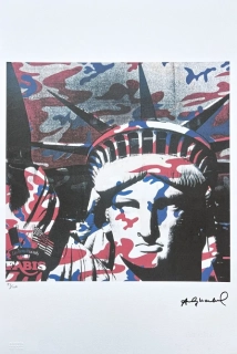 Andy Warhol - Statue of Liberty 25/100 - edice Leo Castelli s certifikátem
