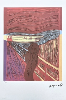 Andy Warhol - Scream 20/100 - edice Leo Castelli s certifikátem