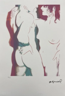 Andy Warhol - Love fialovo-modrý 80/100 - edice Leo Castelli s certifikátem