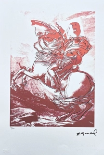 Andy Warhol - Diana Vreeland Rampant vínová 70/100 - edice Leo Castelli s certifikátem