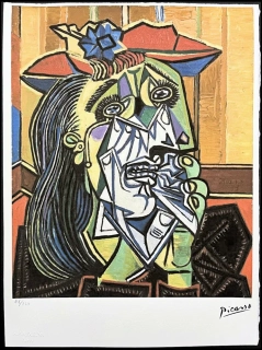 Pablo Picasso - The Weeping Woman 48/250 - signováno, 28.5x38 cm
