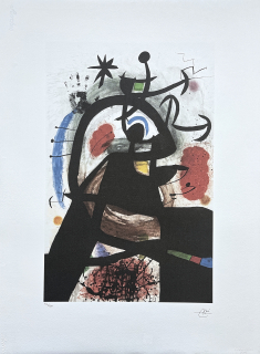 Joan Miró - The Permissionary 112/150 - limitovaná edice s certifikátem, signováno, 56x76cm
