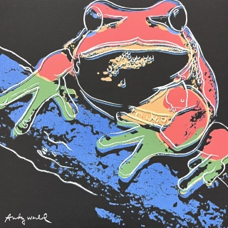 Andy Warhol - Tree Frog 208/2400 - 60x60 cm, limitovaná edice CMOA s certifikátem