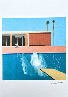 David Hockney - A Bigger Splash 275/500 - limitovaná edice s certifikátem, 35x50 cm