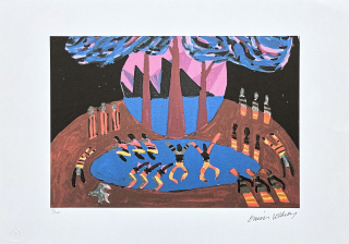 David Hockney - Dancing people 16/500 - limitovaná edice s certifikátem, 50x35 cm