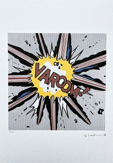 Roy Lichtenstein - Varoom - signováno, 35x50cm, limitovaná edice 21/150