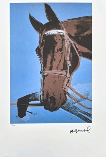 Andy Warhol - Horse x/100 - edice Leo Castelli s certifikátem
