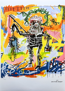 Jean-Michel Basquiat - Fishing 53/300 - limitovaná edice, signováno, 50x70cm