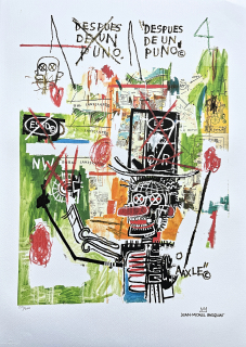 Jean-Michel Basquiat - After Puno 219/300 - limitovaná edice, signováno, 50x70cm 