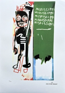 Jean-Michel Basquiat - Mississippi 258/300 - limitovaná edice, signováno, 50x70cm 