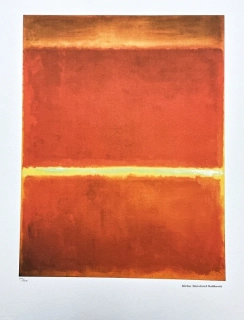 Mark Rothko - Saffron x/200 - signováno, s certifikátem, 50x65 cm