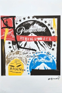 Andy Warhol - Paramount revaluate 6/100 - edice Leo Castelli s certifikátem