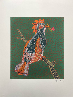 Yayoi Kusama - Dawn 88/500 - signováno, číslovaná edice, 50x65 cm