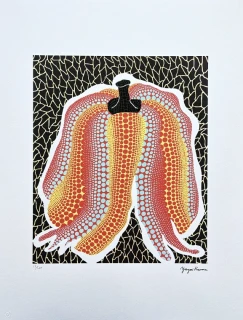 Yayoi Kusama - Colorful pumpkin x/500 - signováno, číslovaná edice, 50x65 cm