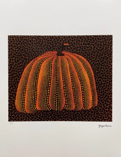 Yayoi Kusama - Pumpkin Y x/500 - signováno, číslovaná edice, 50x65 cm