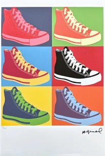 Andy Warhol - Converse x/100 - edice Leo Castelli s certifikátem