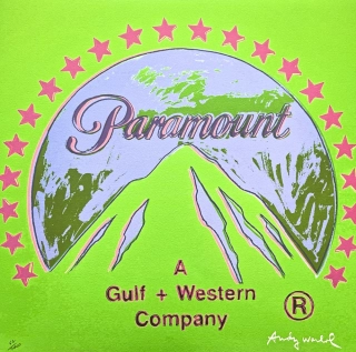 Andy Warhol - Paramount zelený 67/2400 - 60x60 cm, limitovaná edice CMOA s certifikátem
