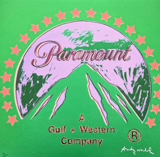 Andy Warhol - Paramount tmavě zelený 76/2400 - 60x60 cm, limitovaná edice CMOA s certifikátem