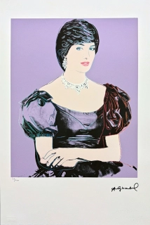 Andy Warhol - Princess Diana x/100 - edice Leo Castelli s certifikátem