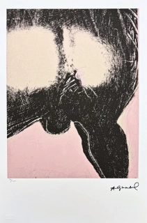 Andy Warhol - Male torso x/100 - edice Leo Castelli s certifikátem