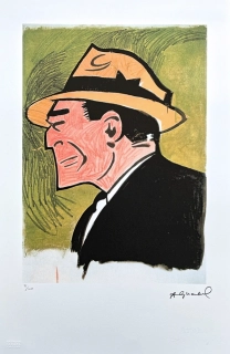 Andy Warhol - Dick Tracy portrét 75/100 - edice Leo Castelli s certifikátem