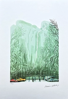 David Hockney - The Yosemite suite no.13 159/500 - limitovaná edice s certifikátem, 35x50 cm
