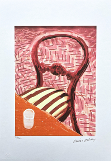 David Hockney - Window at sunset 313/500 - limitovaná edice s certifikátem, 35x50 cm