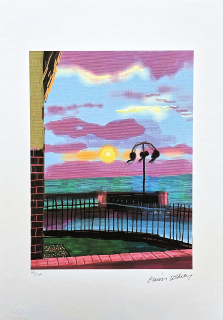 David Hockney - Untitled no.1072 181/500 - limitovaná edice, s certifikátem, 35x50 cm
