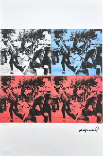 Andy Warhol - Race Riot 80/100 - edice Leo Castelli s certifikátem