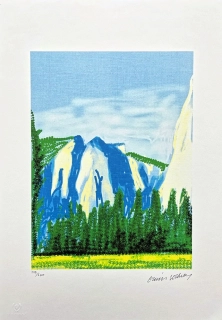David Hockney - The Yosemite Suite II x/500 - limitovaná edice, s certifikátem, 35x50 cm