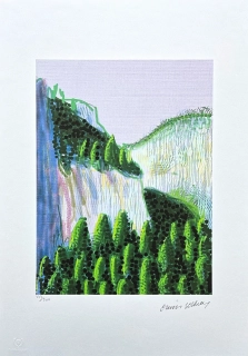 David Hockney - The Yosemite Suite 11 x/500 - limitovaná edice s certifikátem, 35x50 cm
