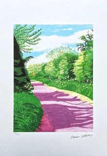 David Hockney - The Arrival of spring in Woldgate East Yorkshire in 2011 - 31 May no.2 - x/500 - limitovaná edice s certifikátem, 35x50 cm