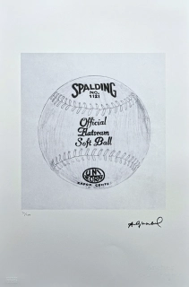 Andy Warhol - Spalding Soft ball 32/100 - edice Leo Castelli s certifikátem