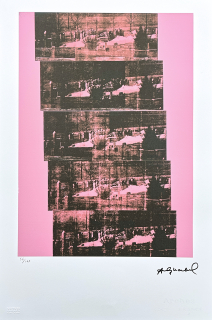 Andy Warhol - Gangster Funeral 56/100 - edice Leo Castelli s certifikátem