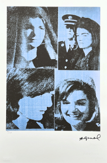Andy Warhol - 4x Jackie Kennedy 62/100 - edice Leo Castelli s certifikátem