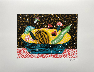Yayoi Kusama - Fruits 36/500 - signováno, číslovaná edice, 50x65 cm