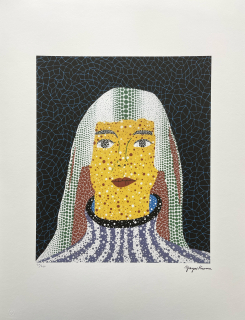 Yayoi Kusama - Self Portrait 30/500 - signováno, číslovaná edice, 50x65 cm