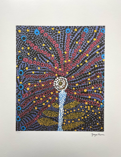 Yayoi Kusama - Flower bloomed in my heart 55/500 - signováno, číslovaná edice, 50x65 cm