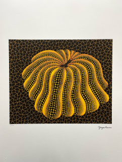 Yayoi Kusama - Dancing pumpkin III 61/500 - signováno, číslovaná edice, 50x65 cm